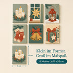 Adventskranz im Format 15 × 20 cm
