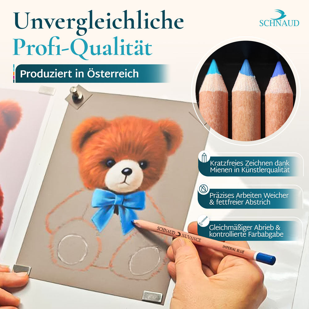 Nuvance 72 Farben Künstler-Pastellstifte Set