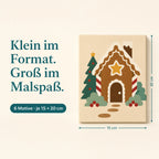 Lebkuchenhaus im Format 15 × 20 cm